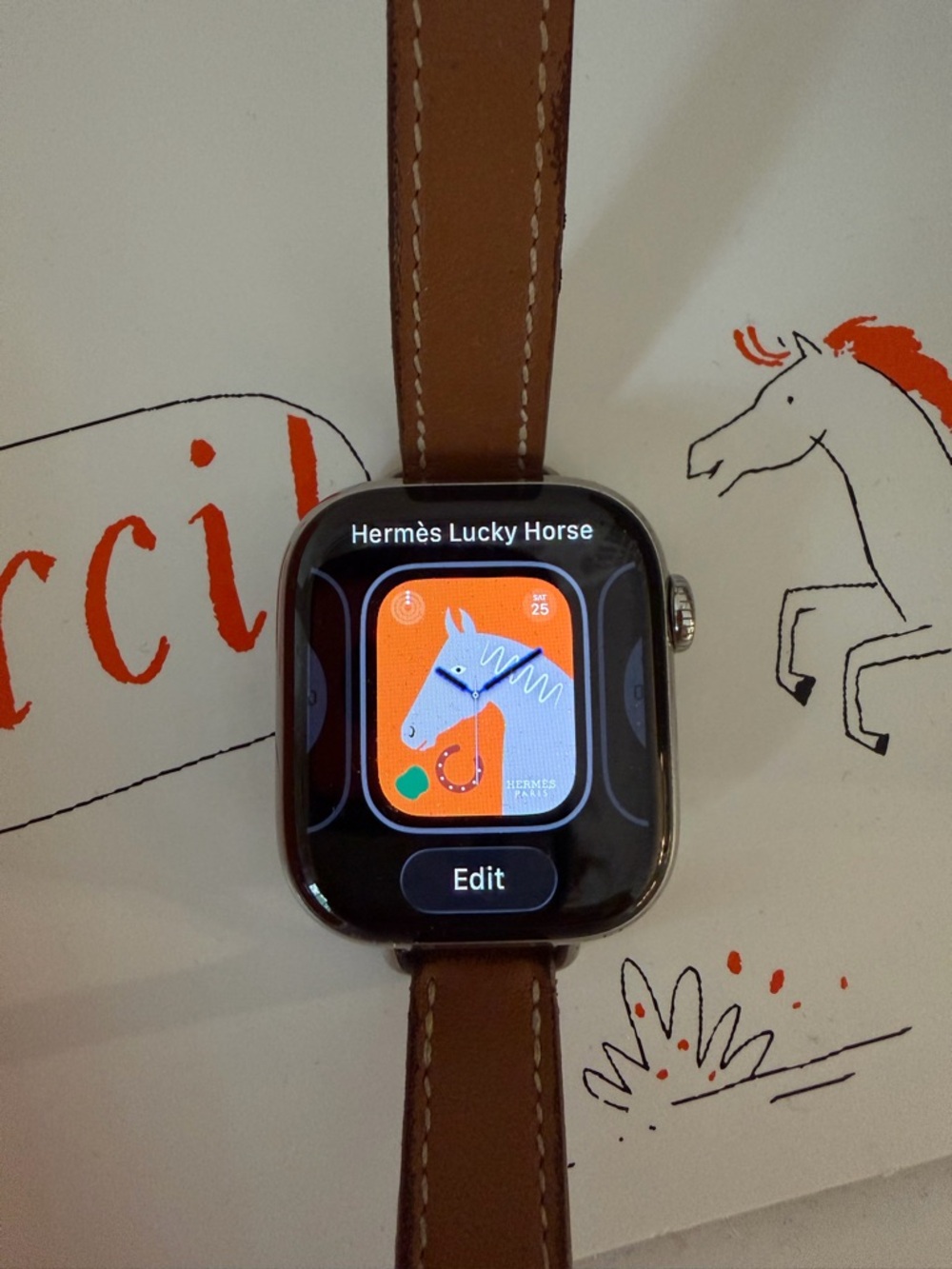 Hermes Series 10 Apple Watch & Bands - Double Tour 42mm Hapi Attelage EUC - Picture 6 of 16